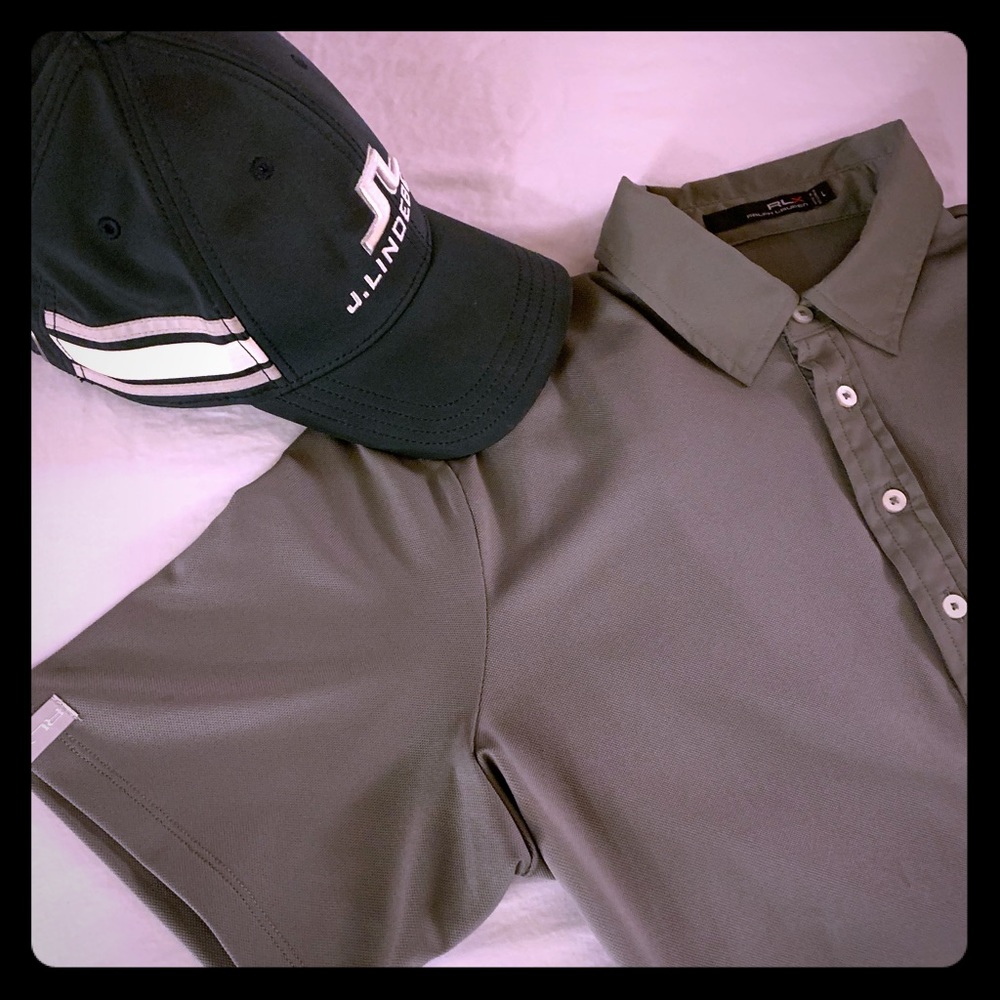 RLX Ralph Lauren premium men’s shirt. Gray, size L